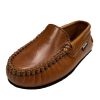 Shoes Atlanta Mocassin Boy'S Dress Shoes | Atlanta Mocassin Boy'S And Girl'S Plain Vamp Leather Loafers, Tawny Sierra Antik